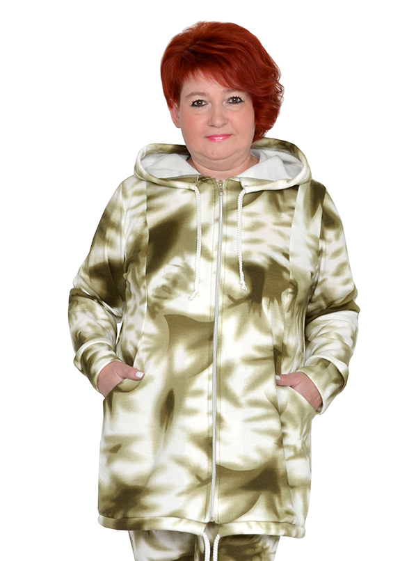 Толстовка Модель №1532 | ПлюсМода - женская одежда больших размеров ...