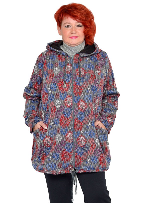 Толстовка Модель №1725 | ПлюсМода - женская одежда больших размеров ...