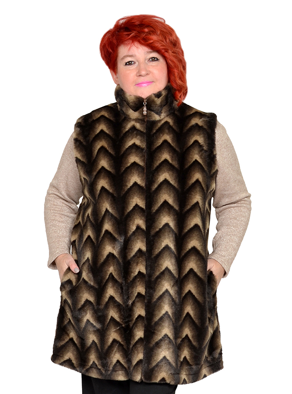 Жилет Модель №1775 ПлюсМода женская одежда больших размеров