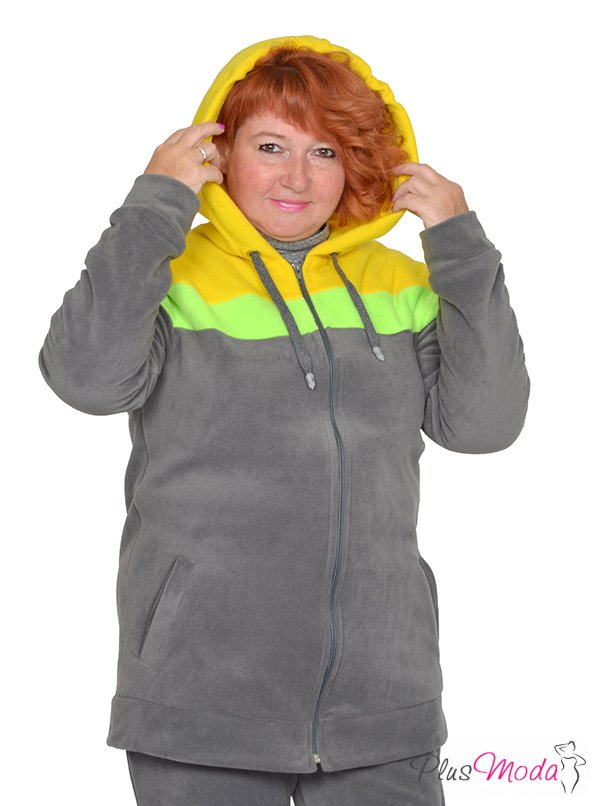 Толстовка Модель №2116 | ПлюсМода - женская одежда больших размеров ...
